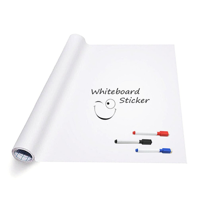 Customized Size Self adhesive whiteboard sticker PET film for classroom 