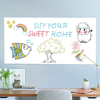 Customized Size Self adhesive whiteboard sticker PET film for classroom 