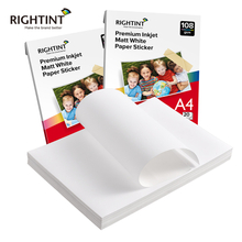 A4 Size Matte White Self Adhesive Photo Paper for Inkjet Printer
