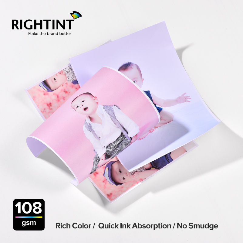 A4 Size Matte White Self Adhesive Photo Paper for Inkjet Printer
